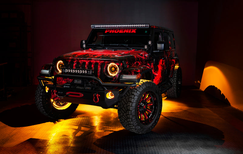 Oracle Jeep Wrangler JK/JL/JT High Performance W LED Fog Lights - w/o Controller