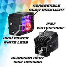 Load image into Gallery viewer, XKGlow XKmax RGBW Addressable Cube Light Kit - Driving Beam