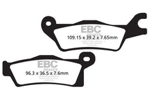 Load image into Gallery viewer, EBC 18-23 Can Am Outlander 450 All Models Single Rear Rotor Front Left SV Brake Pads