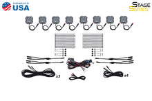 Load image into Gallery viewer, Diode Dynamics Stage Series RGBW LED Rock Light Kit (8-pack)