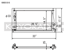 Load image into Gallery viewer, Koyo 04-09 Mazda Mazda3/Speed3 2.0/2.3L I4 NA/Turbo (MT) Radiator