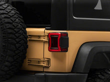 Load image into Gallery viewer, Raxiom 07-18 Jeep Wrangler JK Axial Series JL Style LED Tail Lights- Black Housing- Red Lens