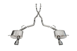 Corsa 2011-2025 Dodge Durango Xtreme 2.5in Cat-Back Dual Rear Exit w/ Single 4.5in Polished Tips