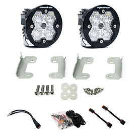 Baja Designs 18-25 JL/JT / 20-25 Gladiator Squadron-R Sport 2.0 Fog Kit OE Sahara Bumper (WC) -Clear