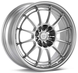 Enkei NT03+M 18x8.5 5x114.3 38mm Offset 72.6mm Bore Silver Wheel G35/350z