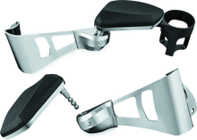 Load image into Gallery viewer, Kuryakyn Passenger Armrests 14-23 Touring and Tri Glide Chrome