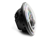 Load image into Gallery viewer, Raxiom 97-18 Jeep Wrangler TJ/JK Axial 7-Inch LED Headlights w/RGB Halo- Black Housing (Clear Lens)