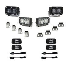 Load image into Gallery viewer, Baja Designs 21+ Ford Raptor/22+ Bronco S2 SAE Pro Fog Pocket Light Kit Clear/Amber