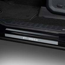 Load image into Gallery viewer, Putco 15-20 Ford F-150 - SuperCrew w/ F-150 Etching (4pcs) Black Platinum Door Sills