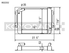 Load image into Gallery viewer, Koyo 70-78 Datsun 240/260/280Z (MT) Radiator