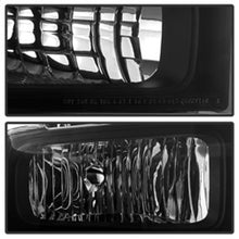 Load image into Gallery viewer, xTune Ford F250/350/450 Super Duty 05-07 Crystal Headlights Black Smoked HD-JH-FS05-AM-BSM