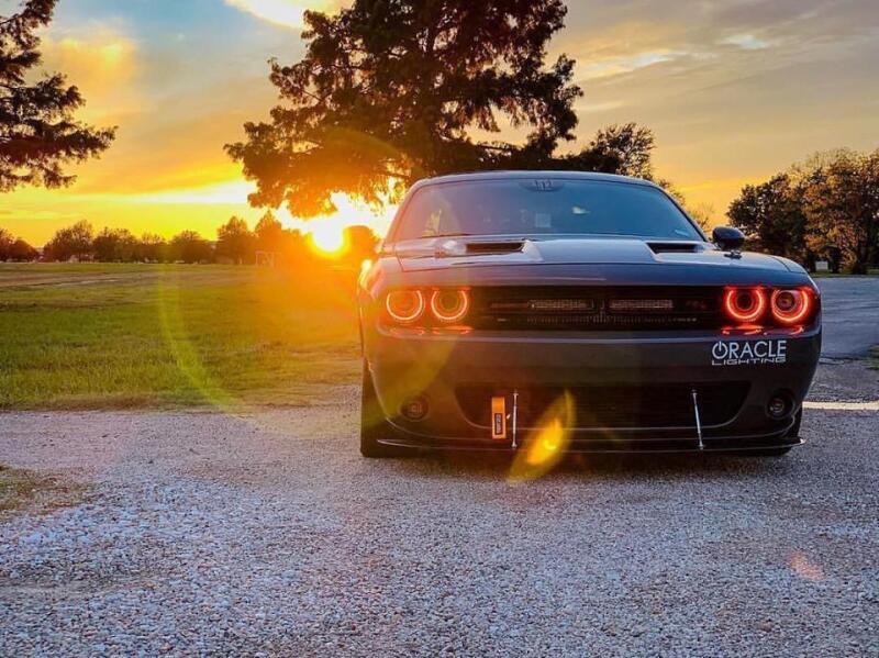 Oracle 15-21 Dodge Challenger RGB+W Headlight DRL Upgrade Kit - ColorSHIFT+W