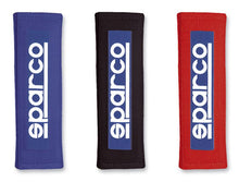 Load image into Gallery viewer, Sparco Belt Pad 3In Blue Racing