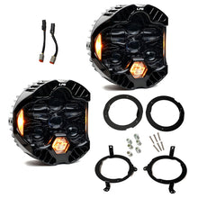 Load image into Gallery viewer, Baja Designs 18-25 Jeep Wrangler JL / 20-25 Gladiator JT DOT LP6 LED Headlight Kit - Amber