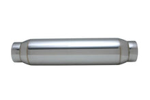 Load image into Gallery viewer, Vibrant SS Resonator (Standard Design) 3.5in inlet/outlet x 18in long w/5in OD resonator body