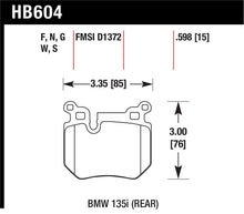 Load image into Gallery viewer, Hawk BMW 135i HP+ Street Rear Brake Pads
