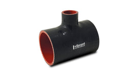 Vibrant Silicone T-Hose Coupler Hose ID 2.50in Overall Length 4in Branch ID 1in