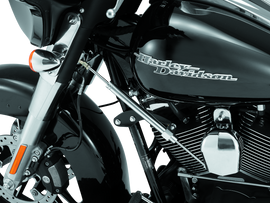 Twin Power 14-16 FLH FLT Satin Steering Damper Kit