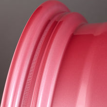 Load image into Gallery viewer, Gram Lights 57CR 18x10.5 +22 5x114.3 Sakura Pink Wheel (w/ Center Cap &amp; No. 21 BK Air Valve)