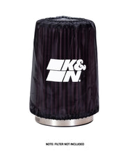 Load image into Gallery viewer, K&amp;N Drycharger Air Filter Wrap Round Tapered Black 5.375in Base ID x 4.375in Top ID x 7 H