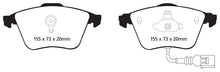 Load image into Gallery viewer, EBC Racing 06-12 Audi S3 (8P) 2.0T (PR-1ZK) RP-1 Race Front Brake Pads