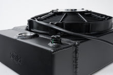 Load image into Gallery viewer, CSF Universal Drag Race / Tuck Radiator w/9in Spal Fan - 10.5in H x 10in L x 3.6in W - Black