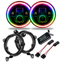 Load image into Gallery viewer, Oracle Jeep Wrangler JL/Gladiator JT 7in. High Powered LED Headlights (Pair) - Dynamic
