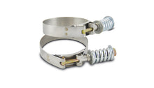 Load image into Gallery viewer, Vibrant SS T-Bolt Clamps Pack of 2 Size Range: 2.25in to 2.55in O.D. For use w/ 2.00in I.D. Coupling