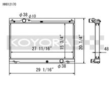Load image into Gallery viewer, Koyo 08-11 Lexus IS-F 5.0L (AT) Radiator