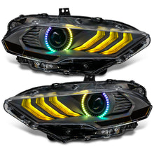 Load image into Gallery viewer, Oracle Lighting 18-23 Ford Mustang Dynamic ColorSHIFT LED Headlights - Black Series