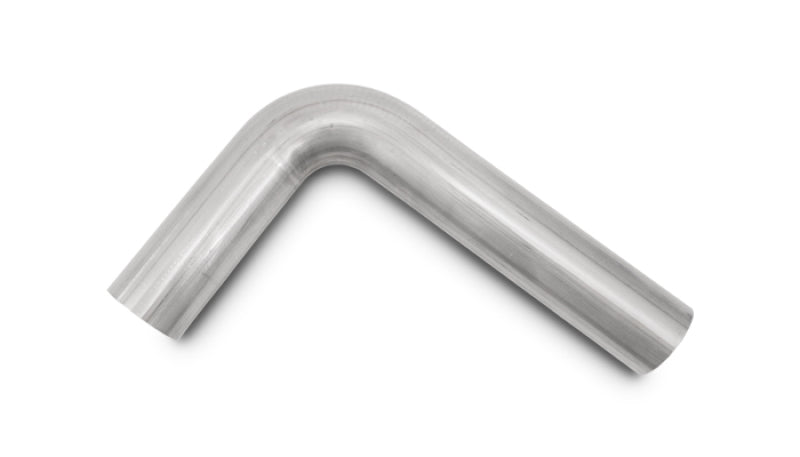 Vibrant 1.625in O.D. T304 SS 90 deg Mandrel Bend 4in x 12in leg lengths (1.625in Centerline Radius)