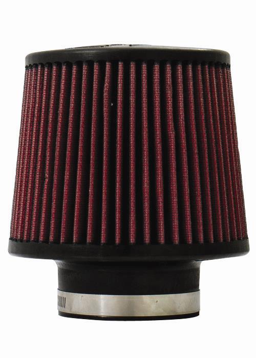 Injen High Performance Air Filter - 3.00 Black Filter 6 Base / 5 Tall / 5 Top