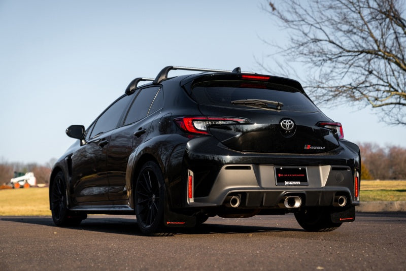 Rally Armor 23-26 Toyota GR Corolla Black UR Mud Flap w/White Logo