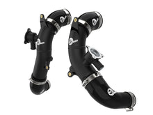 Load image into Gallery viewer, aFe 2022 Toyota Tundra V6-3.5L (tt) BladeRunner 2.5in Aluminum Hot Charge Pipe - Black