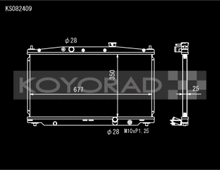 Load image into Gallery viewer, Koyo 11-16 Honda CR-Z 1.5L Hybrid (MT) / 09-14 Honda Fit (MT) Radiator