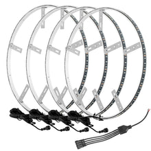Load image into Gallery viewer, Oracle LED Illuminated Wheel Rings - White