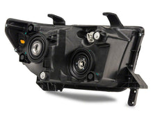 Load image into Gallery viewer, Raxiom 07-13 Toyota Tundra Axial Series Headlights w/ LED Bar- Black Housing (Clear Lens)