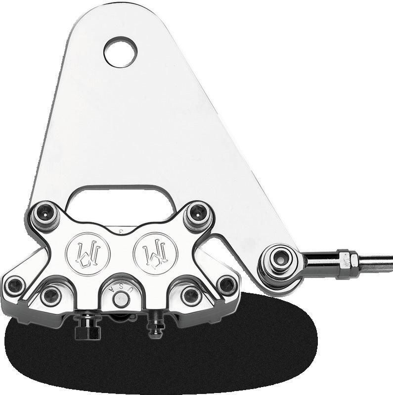 Performance Machine Rear Brake 125x4R x 11.5in Dsc - Chrome