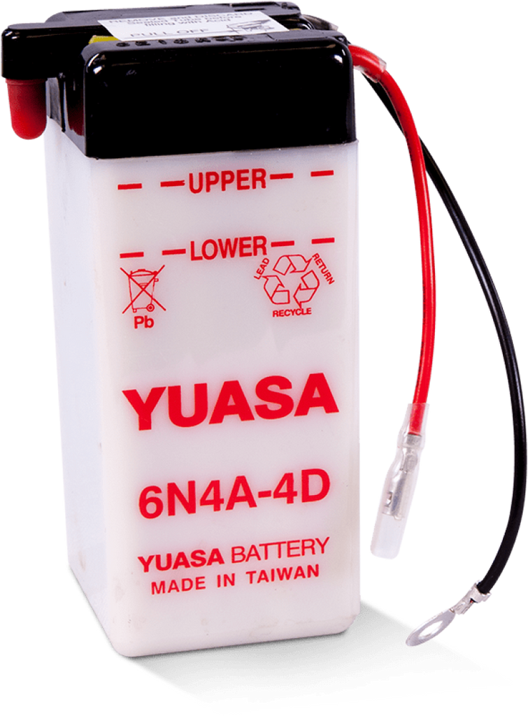 Yuasa 6N4A-4D Conventional 6-Volt Battery