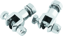Load image into Gallery viewer, Bikers Choice L72-98 Big Twin/XL Chrome Footpeg Clevis With Hardware 1/2-20 Male Peg (Pair)
