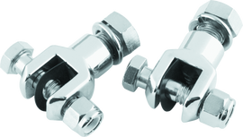 Bikers Choice L72-98 Big Twin/XL Chrome Footpeg Clevis With Hardware 1/2-20 Male Peg (Pair)