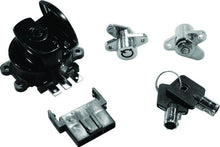 Load image into Gallery viewer, Bikers Choice 99-13 Road King With Hard Bags Black Saddlebag Lock Kit