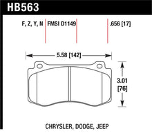 Load image into Gallery viewer, Hawk 06-07 Dodge Magnum SRT8 / 06-09 Challenger SRT8 / 05-07/09 Chrysler 300 C SRT8 HPS Street Front