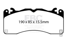 Load image into Gallery viewer, EBC Racing 2015+ Ford Mustang (6th Gen) 2.3L Turbo (GT Performance Package) RP-X Front Brake Pads