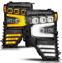 Load image into Gallery viewer, ANZO 22-26 Chevy Silverado 1500 Z-Series LED Projector Headlight - Black Full- Driver Side