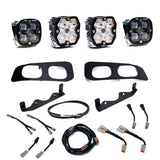 Baja Designs 23-25 Ford SD Squadron Sport/SAE 2.0 Dual Fog Pocket Kit Upfitter (SAE Fog) - Clear