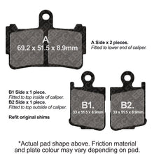 Load image into Gallery viewer, EBC 10-14 Honda VFR 1200 F (Manual Gearbox Model) Front Left/Right Sintered HH Brake Pads