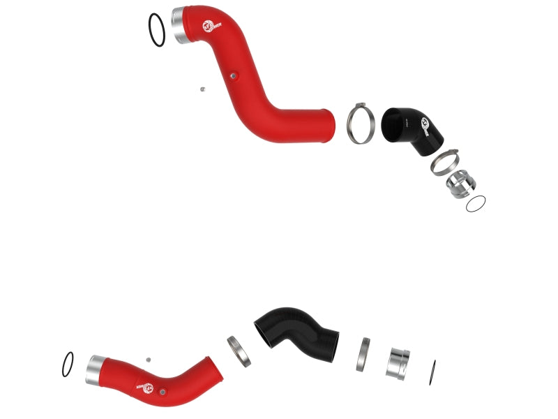 aFe 23-25 GM Colorado/Canyon L4-2.7L (t) BladeRunner Aluminum Hot &  Cold Charge Pipe Kit - Red