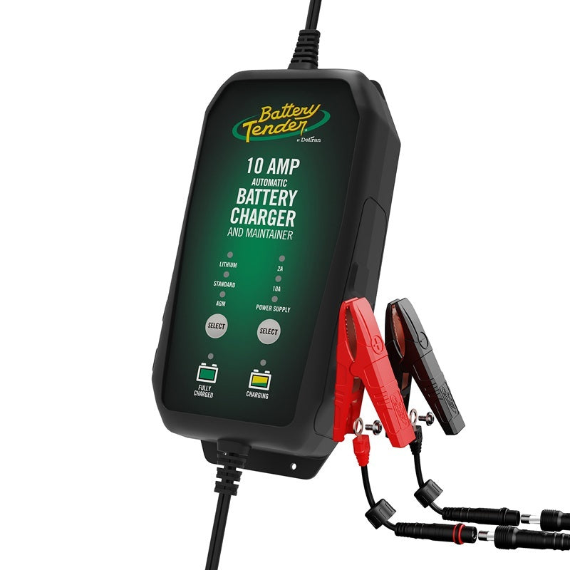 Battery Tender 10A Power Tender Selectable 12V Battery Charger