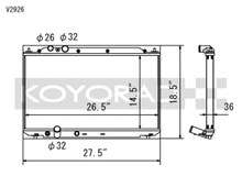 Load image into Gallery viewer, Koyo 06-11 Honda Civic Si 2.0L Coupe/Sedan (MT) Radiator